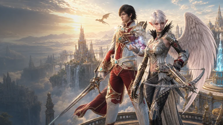 Konzeptbild 3 des Lineage2AI-KI-MMORPG
