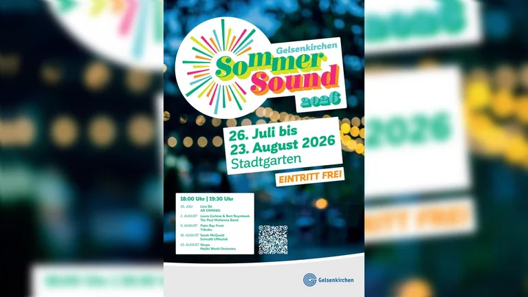 SommerSound in Gelsenkirchen: Doppelkonzerte bis 23. August