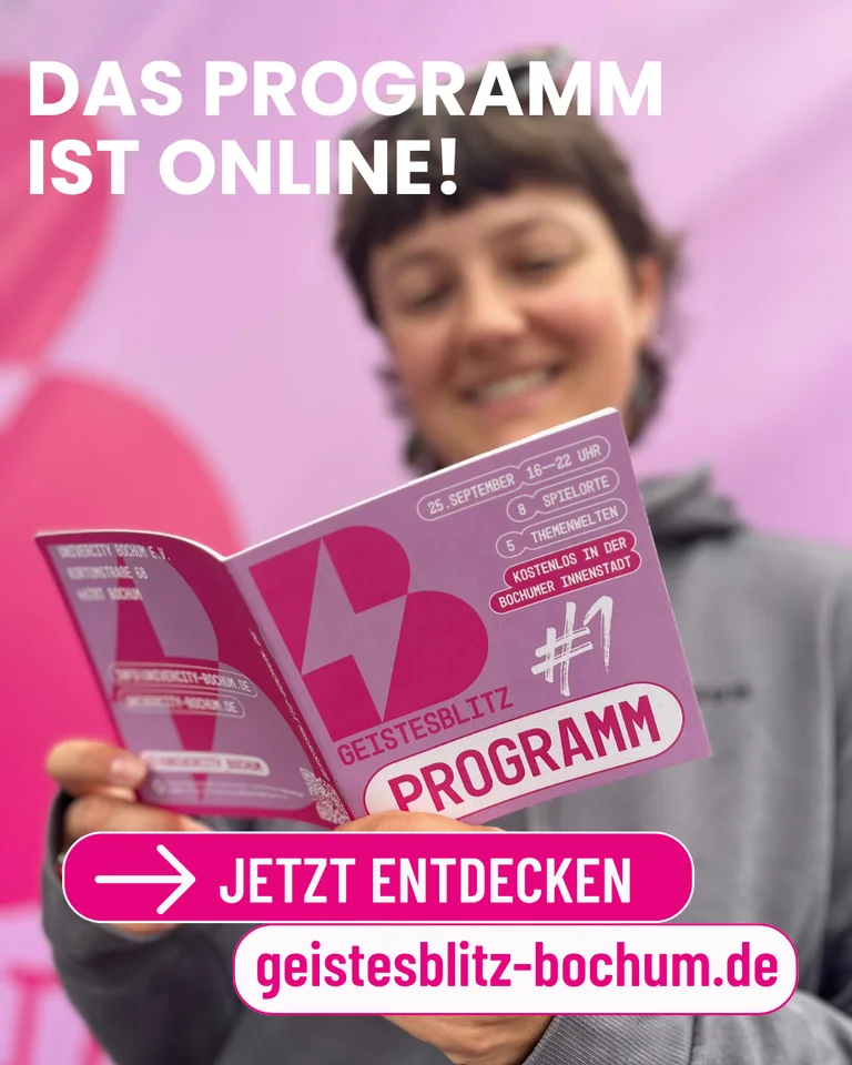 Geistesblitz Bochum: 80 Gratis-Angebote am 25. September
